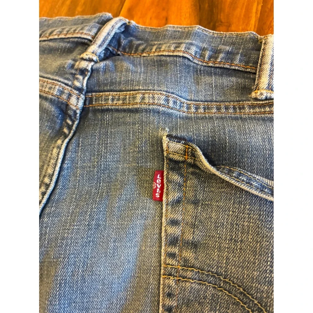 Levi's 514 Straight Fit Mens Blue Jeans 42x30 Medium Wash Denim Pants